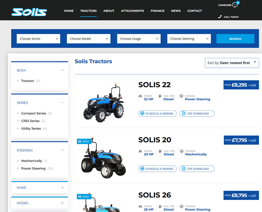 Solis Tractors Lincolnshire