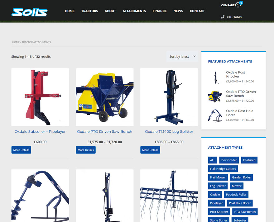 Solis Tractors Lincolnshire